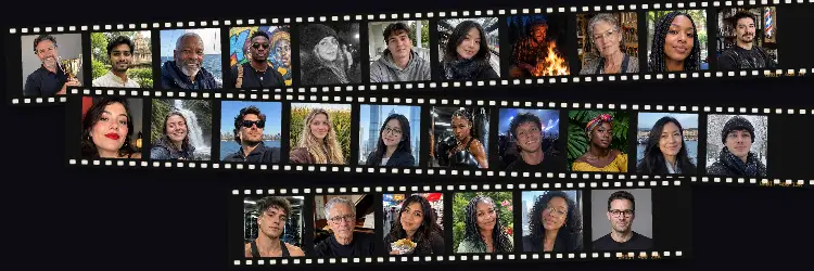 Film X header, Night look