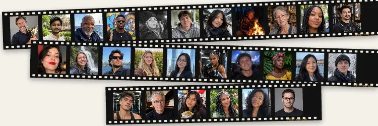 Film X header, Paper look