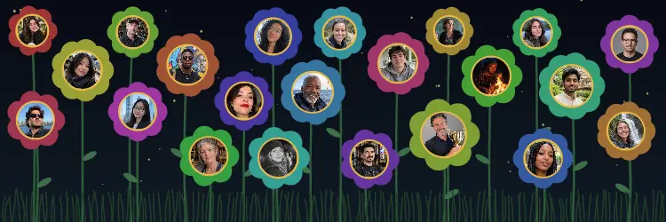 Garden X header, Night look