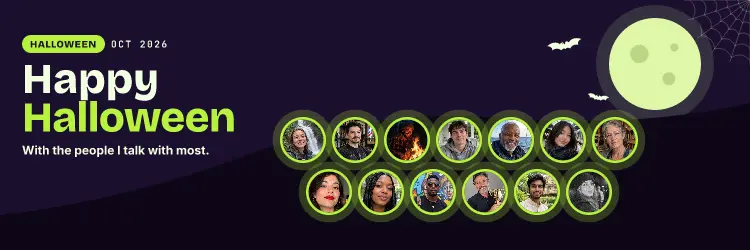 Halloween: Full moon X header, Slime look