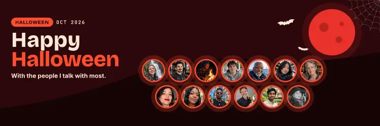 Halloween: Full moon X header, Blood moon look