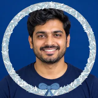 Holiday wreath profile picture ring, Frost look