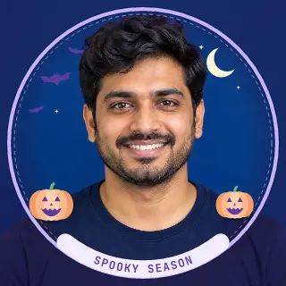 Spooky season profile picture ring, Candy look