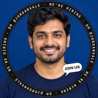 We're hiring profile picture ring, Mono look