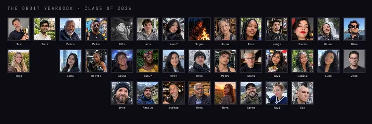 Yearbook X header, Night look