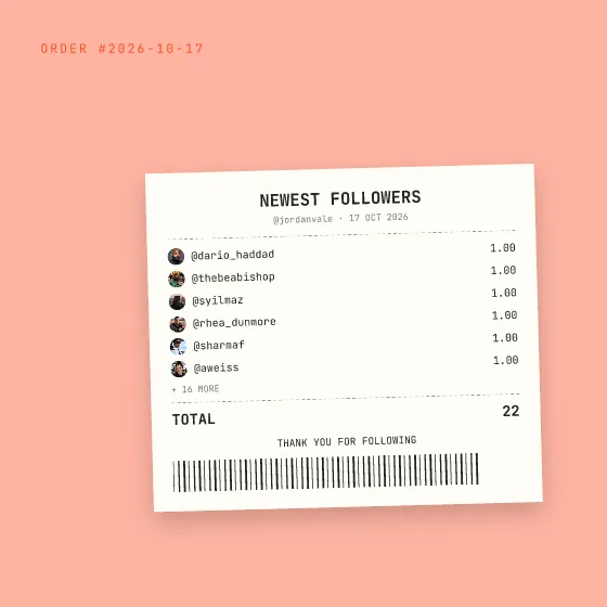 Receipt card